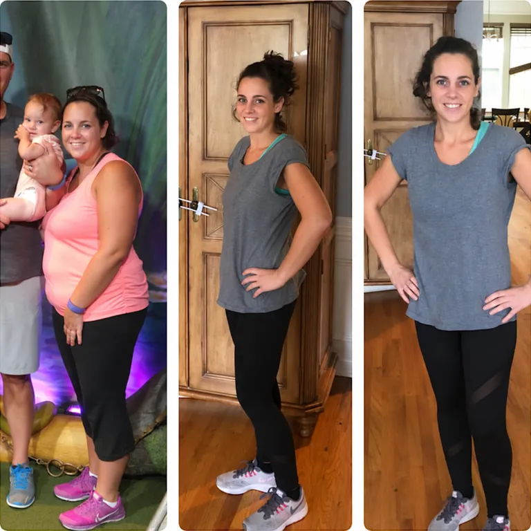 SlimRX patient before and after weight loss photos: Lost 41 Pounds